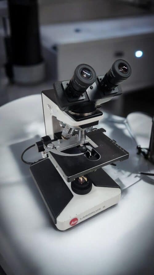 Leitz Laborlux S Microscope with 5 Objectives & Illumination