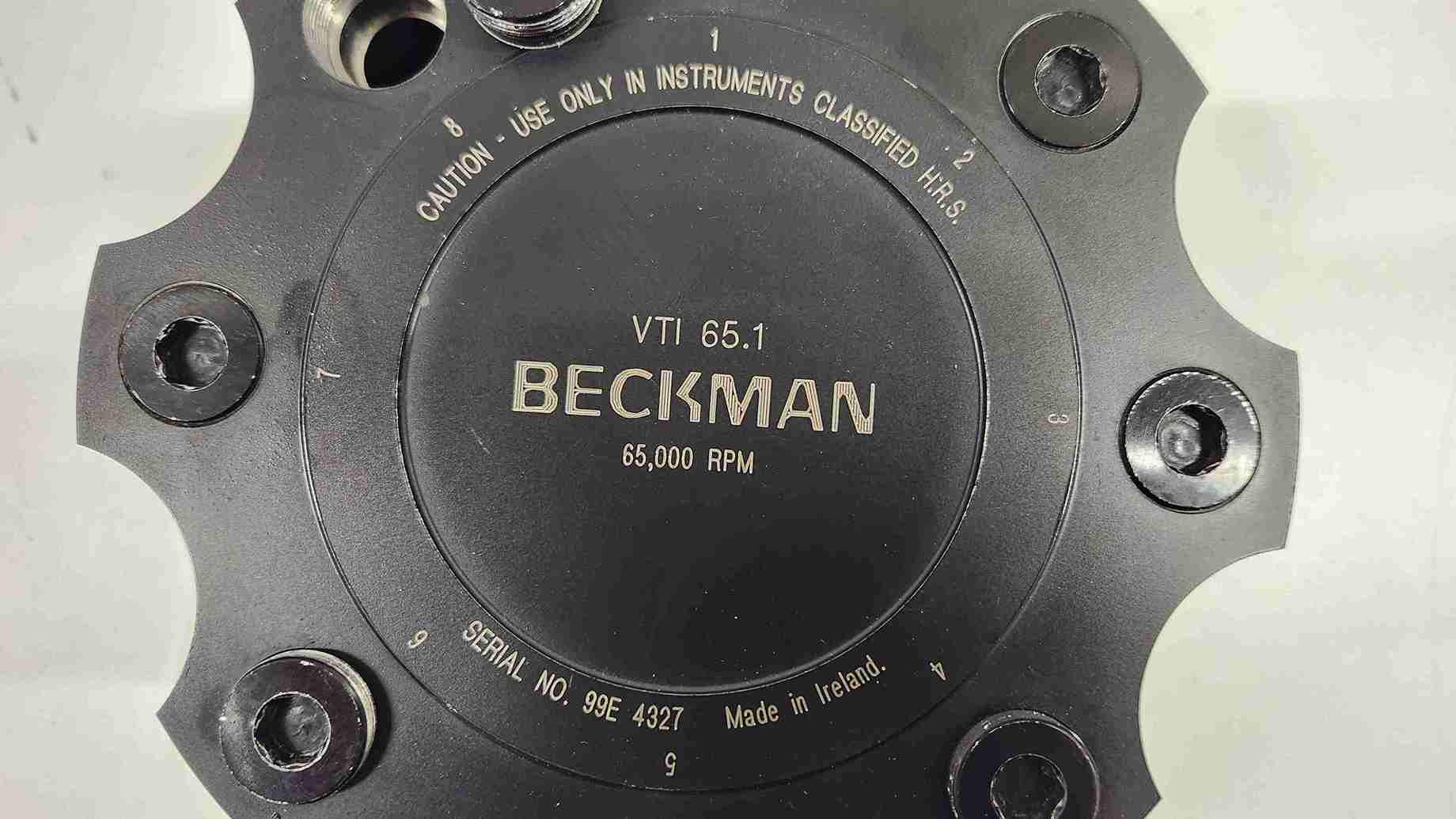 Beckman VTI 65.1 Ultracentrifuge Rotor – 65,000 RPM Vertical Tube Rotor - Image 2